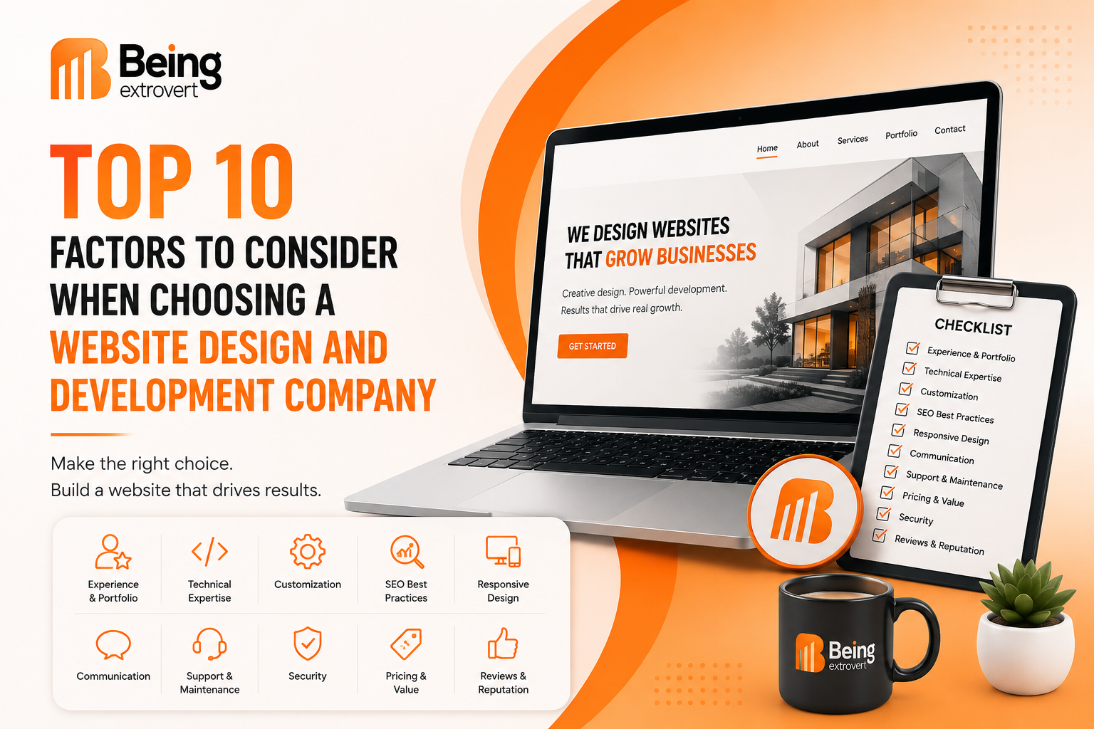 Top 10 Factors to Consider When Choosing a Website Design and Development Company