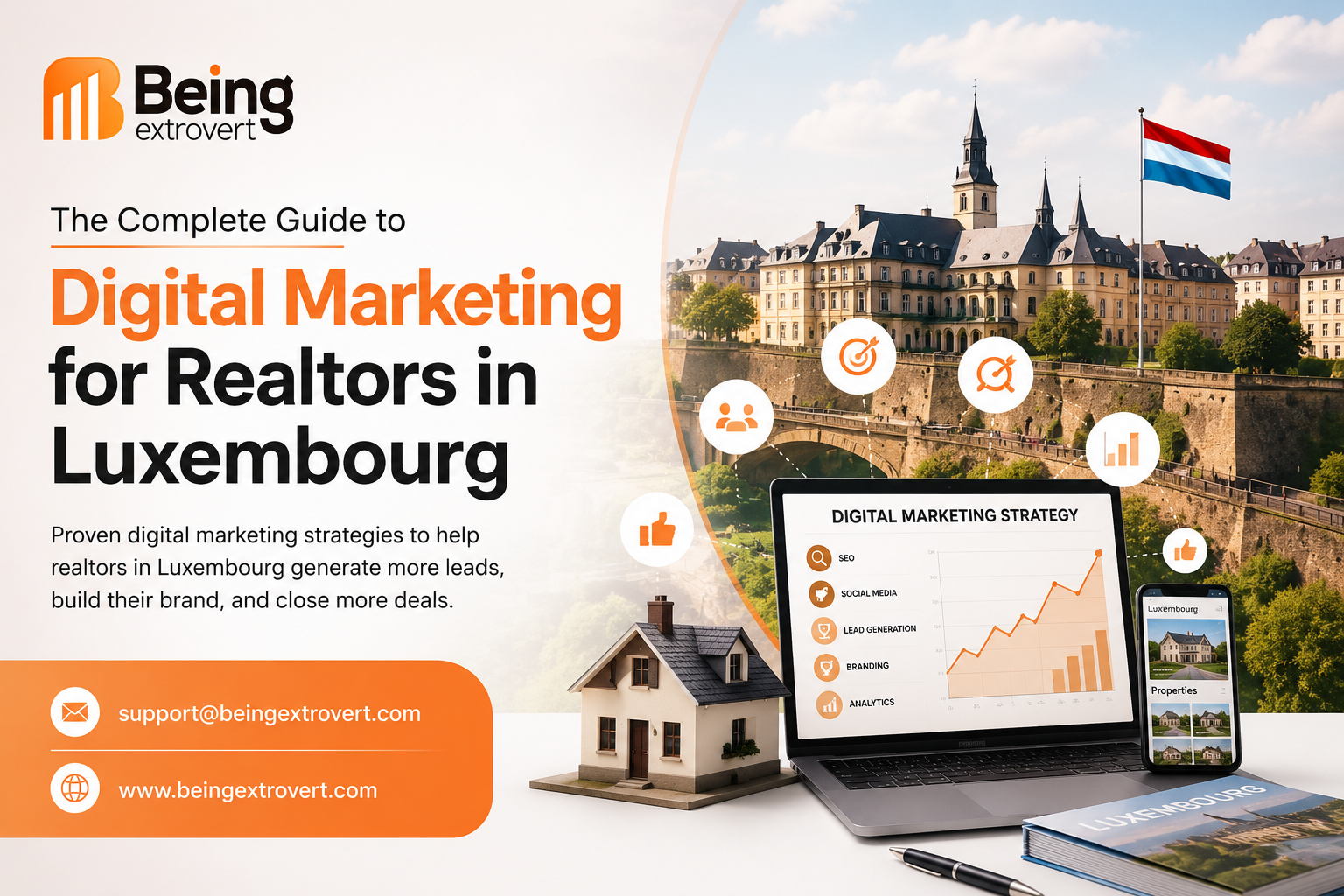 The Complete Guide to Digital Marketing for real estate professionals in Luxembourg